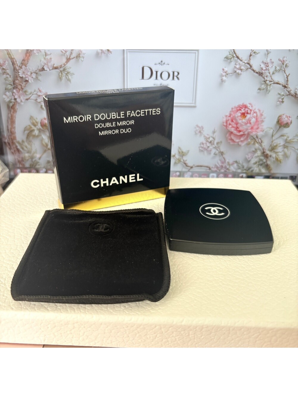CHANEL DOUBLE MIRROR COMPACT MIRROR - BRAND NEW